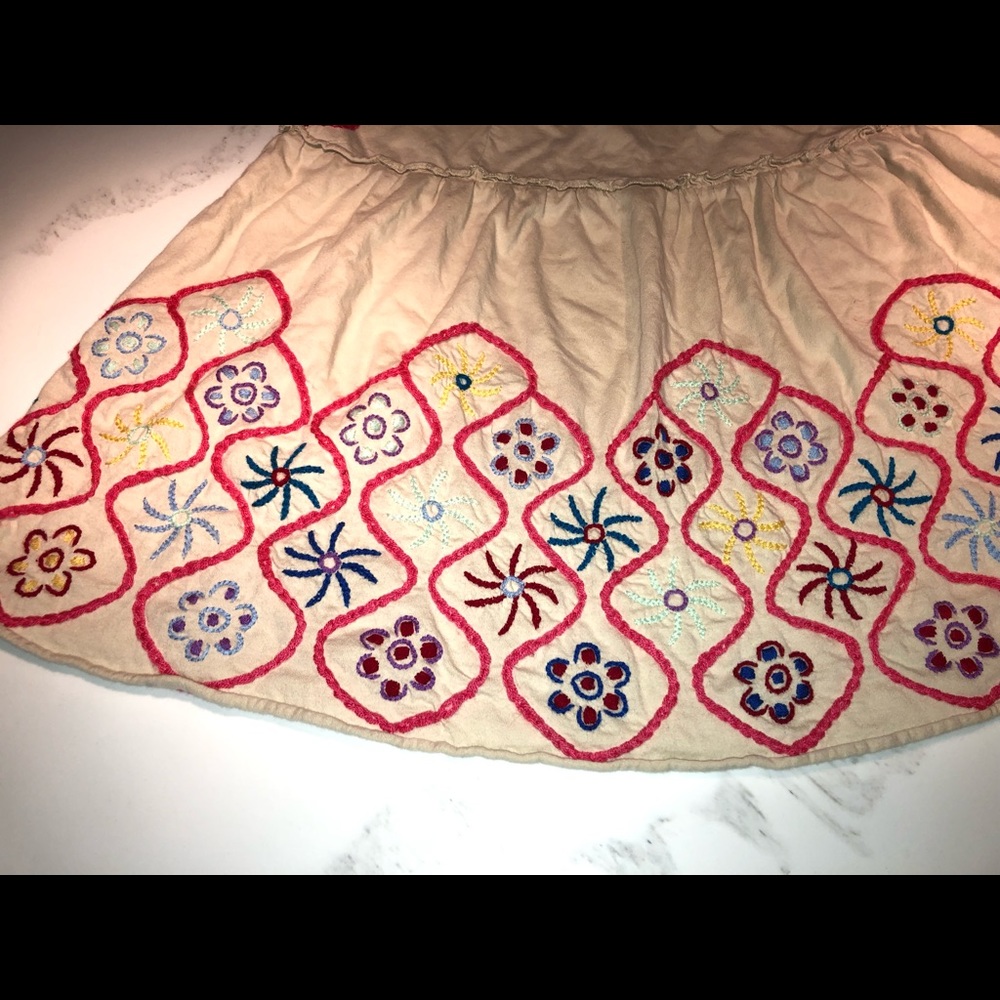 Euc free people cotton tan skirt - Picture 3 of 6